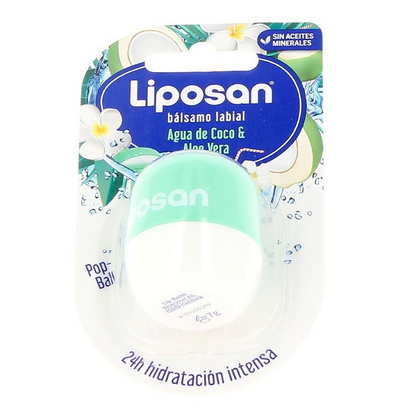 Liposan Bálsamo Labial Água de Coco e Aloe Vera 7gr